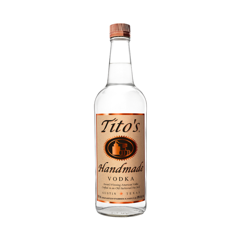 Titos Handmade Vodka 700ml. Certified Kosher, Gluten Free. 